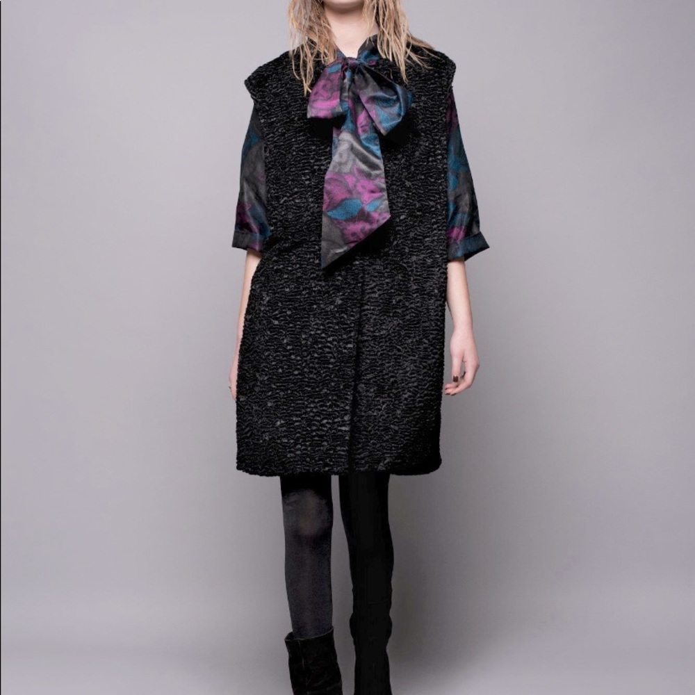 Camilla Norrback Black UTA Vest Designer from Sweden